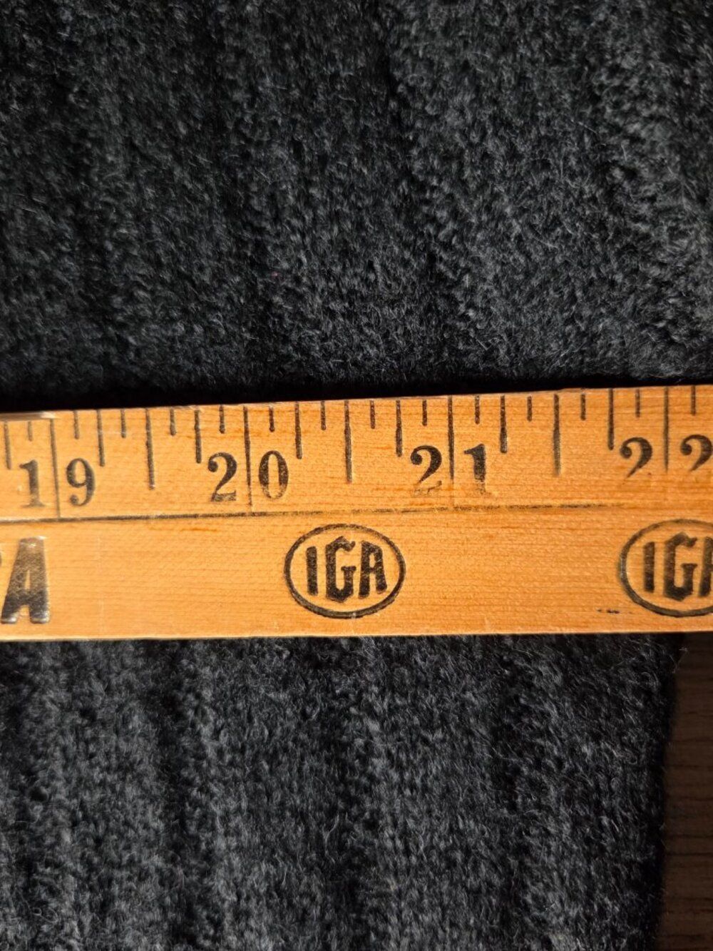 EUC LIKE NEW ADORA BLACK RIBBED SOFT OPEN LONG CARDIGAN SIZE M - Picture 15 of 16